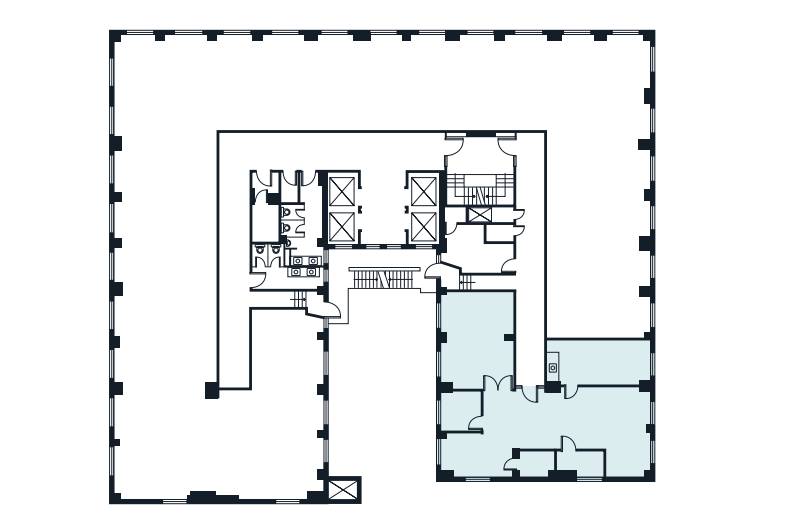 470 Granville St, Vancouver, BC à louer Plan d’étage– Image 1 sur 1