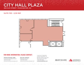 900 Elm St, Manchester, NH à louer Plan d’étage– Image 1 sur 1