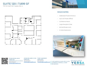 1751-1771 W Diehl Rd, Naperville, IL à louer Plan d’étage– Image 1 sur 1