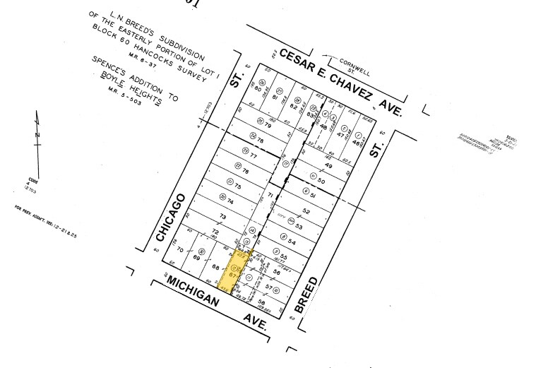 2221 Michigan Ave, Los Angeles, CA à vendre - Plan cadastral – Image 3 sur 32
