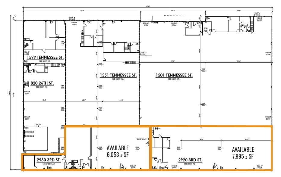 2920-2930 3rd St, San Francisco, CA à louer - Plan d’étage – Image 2 sur 10