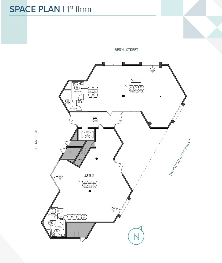 435 N Pacific Coast Hwy, Redondo Beach, CA à louer Plan d’étage– Image 1 sur 1