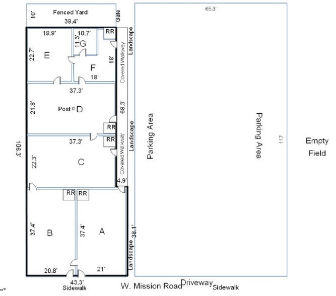 1605 W Mission Rd, San Marcos, CA à louer - Plan de site – Image 2 sur 2