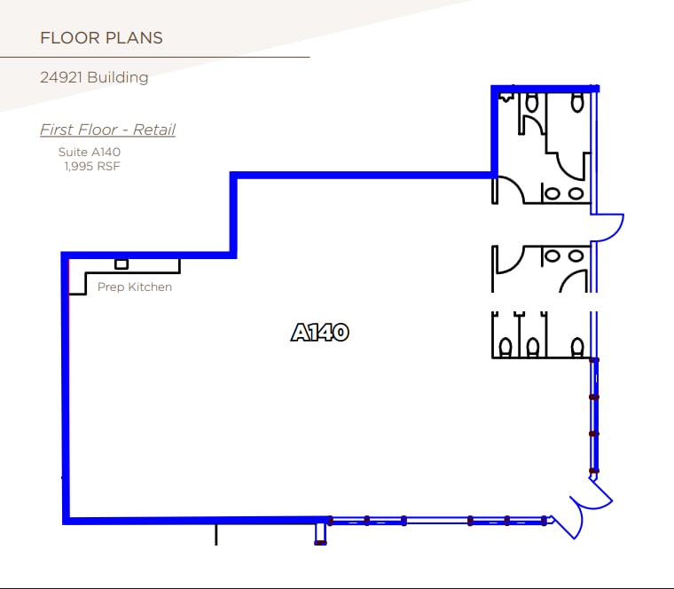 24941 Dana Point Harbor Dr, Dana Point, CA à louer Plan d’étage– Image 1 sur 1