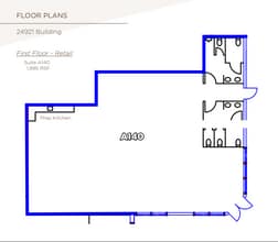 24941 Dana Point Harbor Dr, Dana Point, CA à louer Plan d’étage– Image 1 sur 1