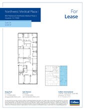 800 Peakwood Dr, Houston, TX à louer Plan d’étage– Image 1 sur 2