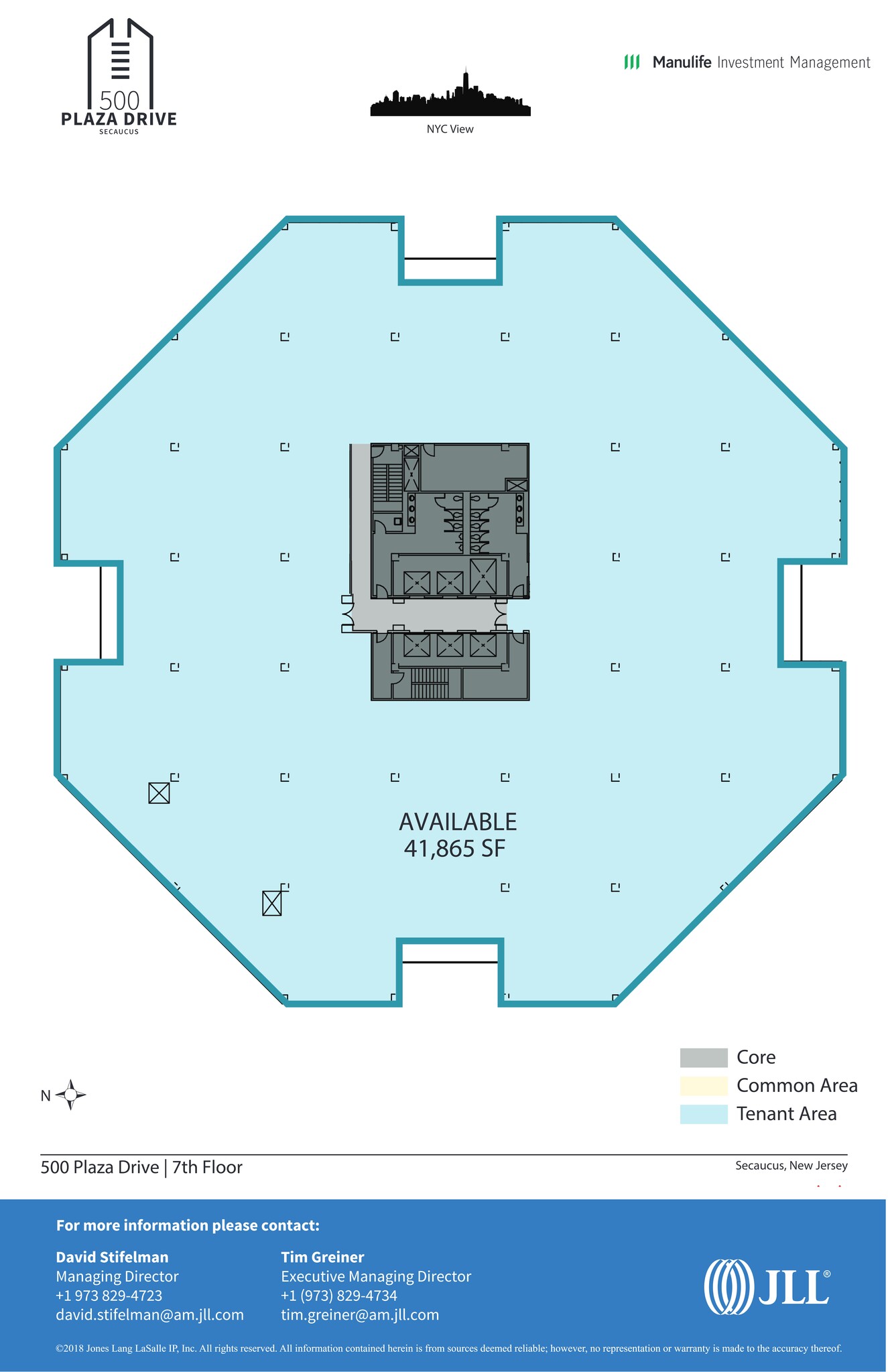 500 Plaza Dr, Secaucus, NJ à louer Plan de site– Image 1 sur 2