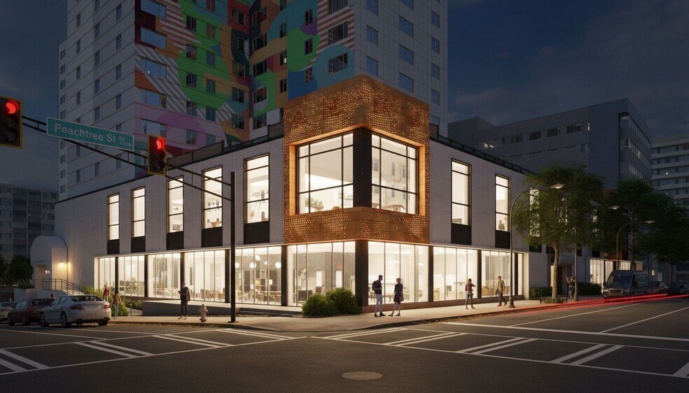 710 Peachtree St NE, Atlanta, GA à louer - Photo de l’immeuble – Image 1 sur 6