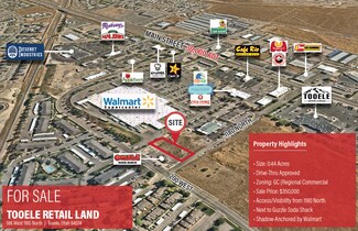 Plus de détails pour 1180 N 200 W, Tooele, UT - Terrain à vendre