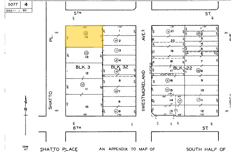 500 Shatto Pl, Los Angeles, CA à louer - Plan cadastral – Image 2 sur 6