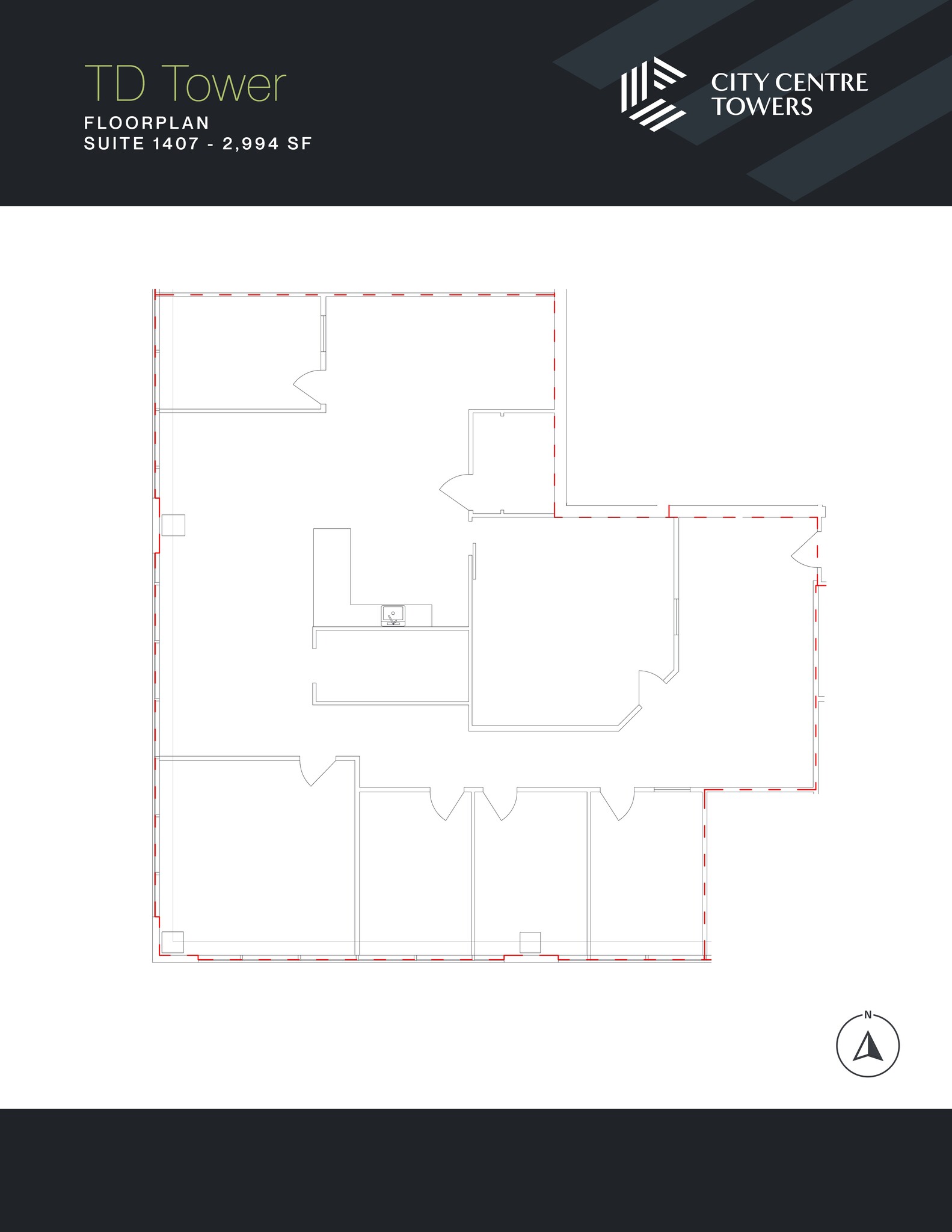 10088 102 Ave NW, Edmonton, AB à louer Plan de site– Image 1 sur 1