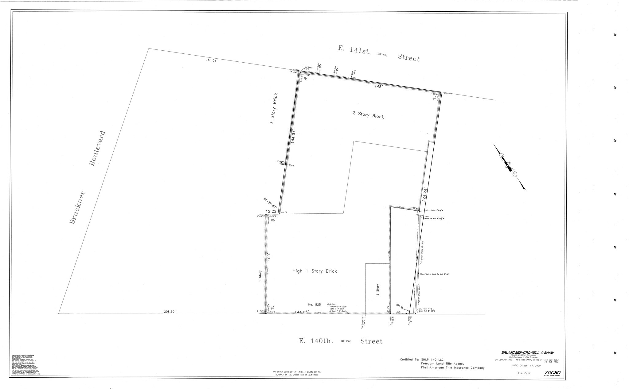 825 E 140th St, Bronx, NY à louer Plan de site– Image 1 sur 1