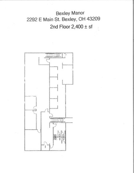 2284-2294 E Main St, Bexley, OH à louer - Plan d’étage – Image 2 sur 18