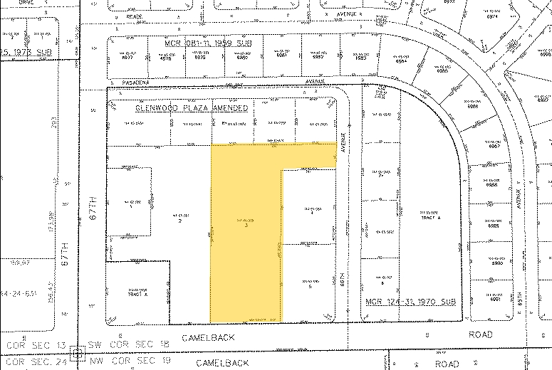 6614-6628 W Camelback Rd, Glendale, AZ à louer - Plan cadastral – Image 2 sur 6