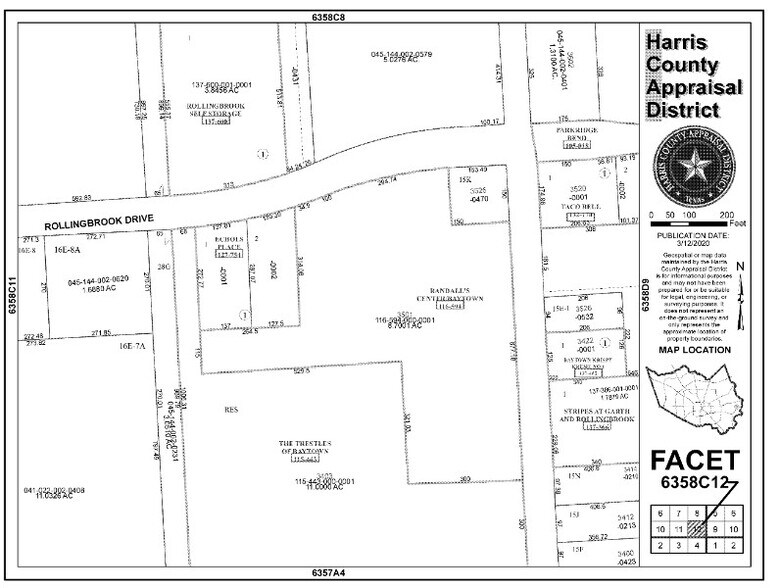 3525 Garth Rd, Baytown, TX à vendre - Plan cadastral – Image 2 sur 3