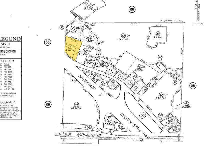 Tracy Ave, Buttonwillow, CA à vendre - Plan cadastral – Image 2 sur 5