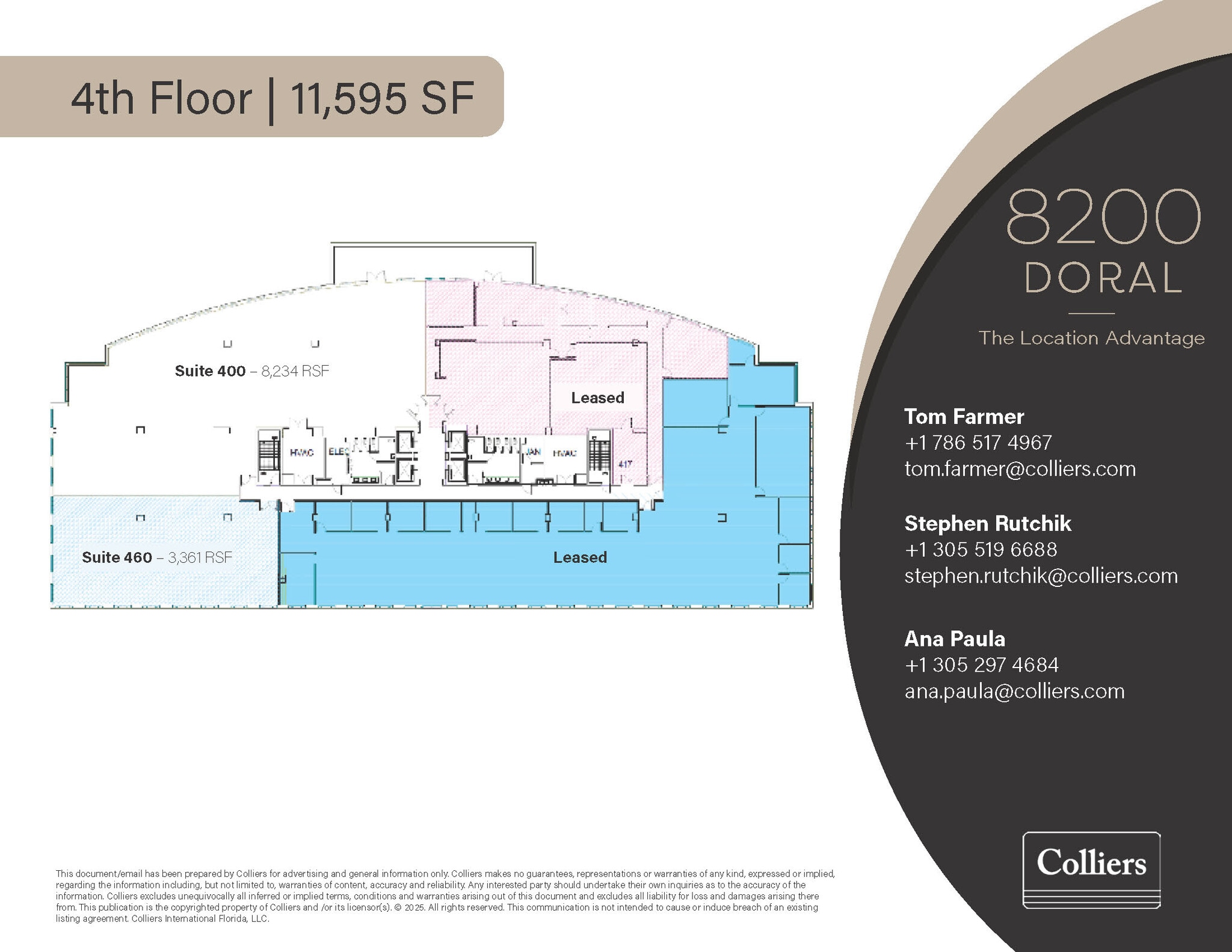 8200 NW 41st St, Miami, FL à louer Plan d’étage– Image 1 sur 2