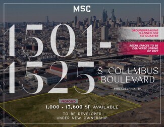 Plus de détails pour 1501-1525 S Columbus Blvd, Philadelphia, PA - Local commercial à louer
