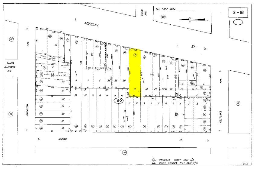 6746-6748 Mission St, Daly City, CA à vendre - Plan cadastral – Image 3 sur 3