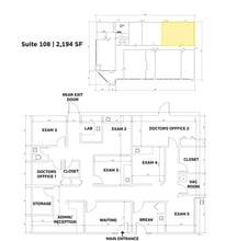 1795-1807 S Washington St, Naperville, IL à louer Plan d’étage– Image 1 sur 1