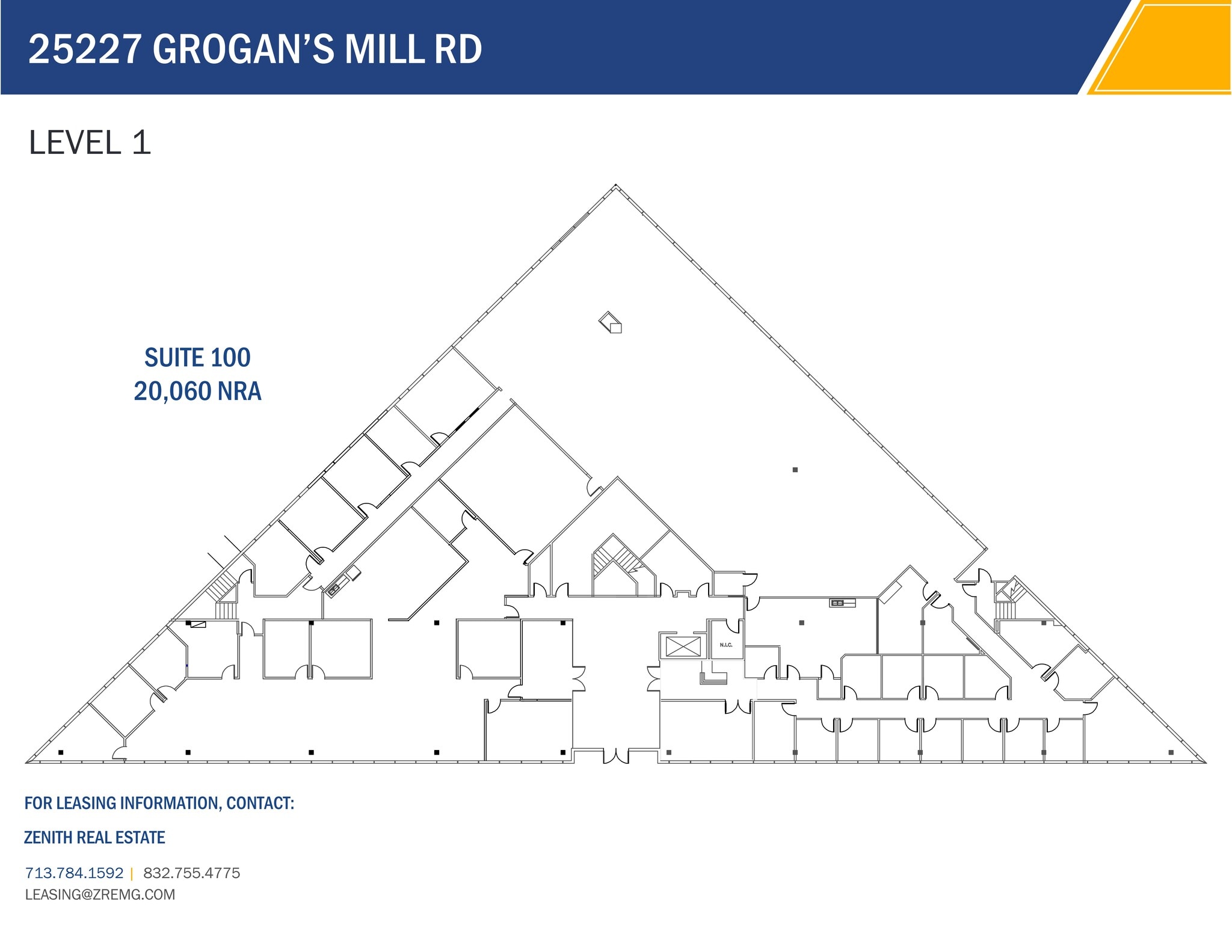 25227 Grogans Mill Rd, The Woodlands, TX à louer Plan de site– Image 1 sur 1