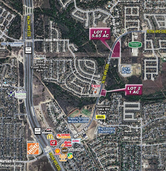 Marbach Rd, San Antonio, TX à vendre - Aérien – Image 1 sur 2