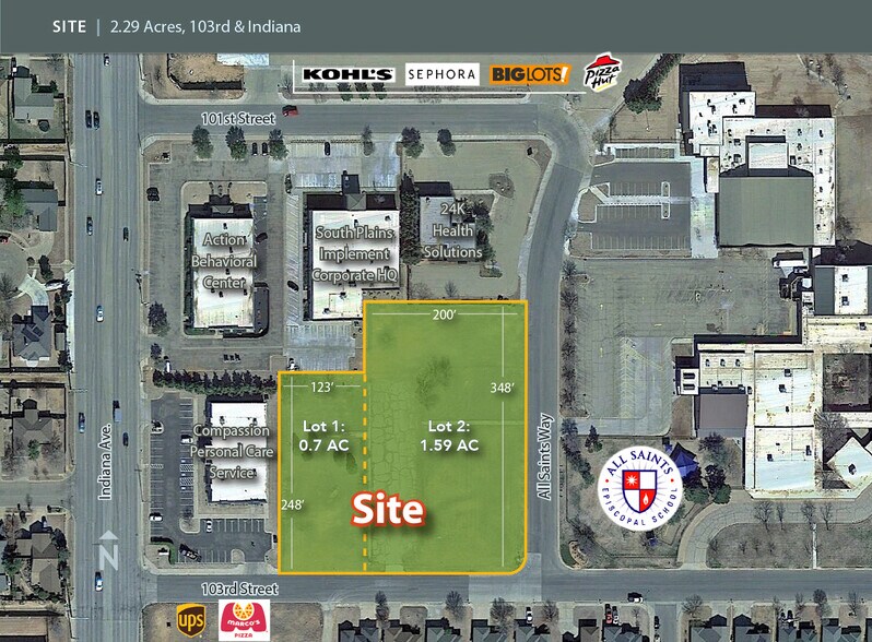 3300 103rd St, Lubbock, TX à vendre - Aérien – Image 2 sur 5