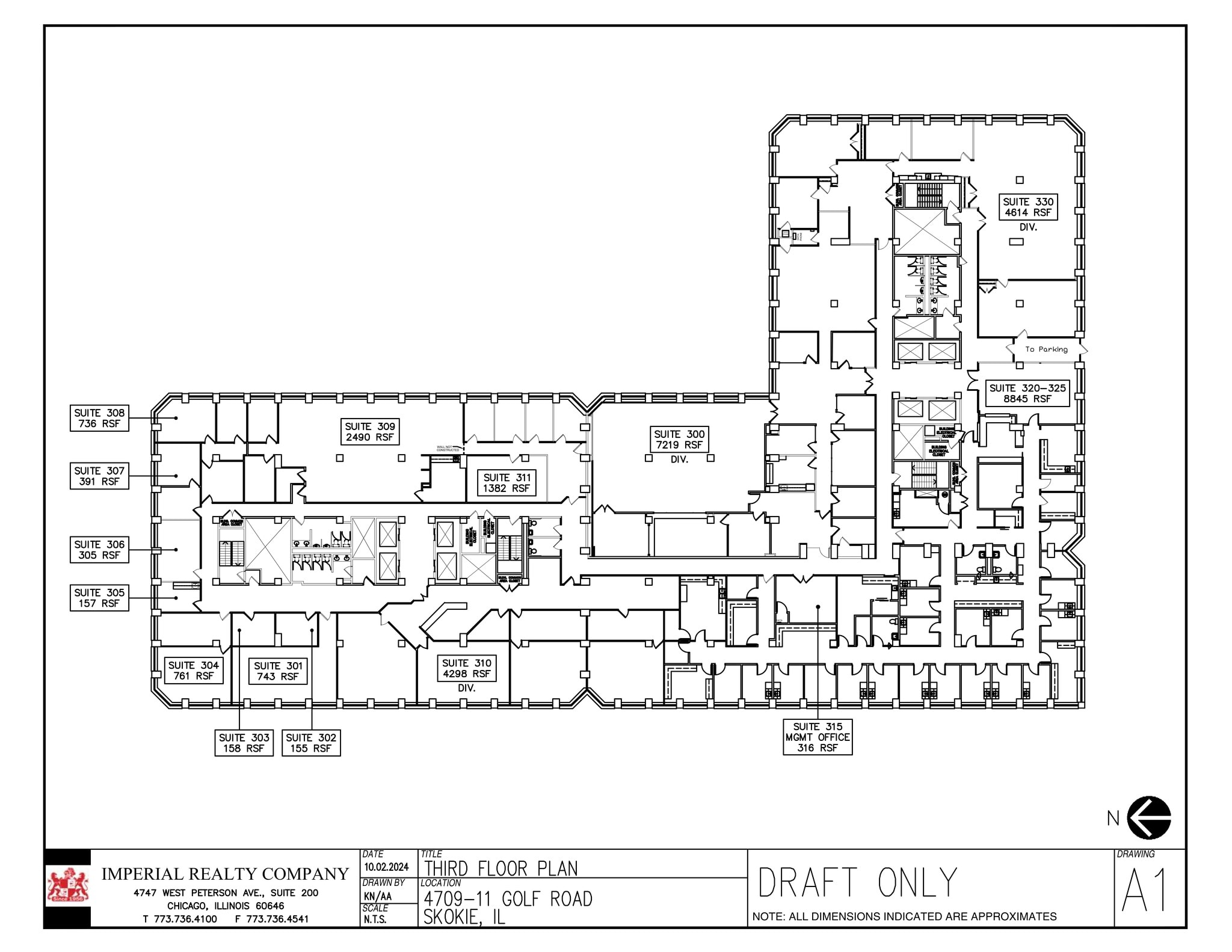 4709-4711 Golf Rd, Skokie, IL à louer Plan de site– Image 1 sur 1