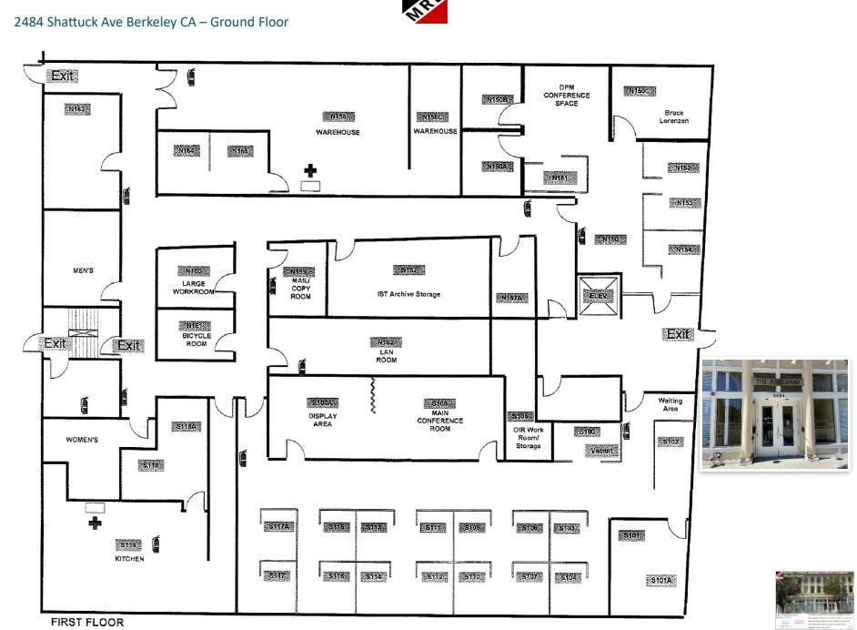 2484 Shattuck Ave, Berkeley, CA à louer Plan d’étage– Image 1 sur 1