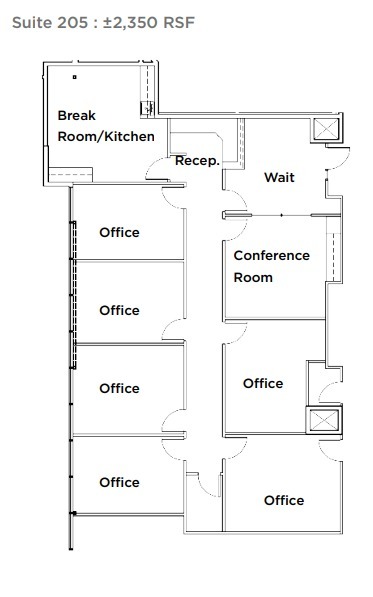 5001 California Ave, Bakersfield, CA à louer Plan d’étage– Image 1 sur 1
