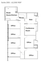 5001 California Ave, Bakersfield, CA à louer Plan d’étage– Image 1 sur 1