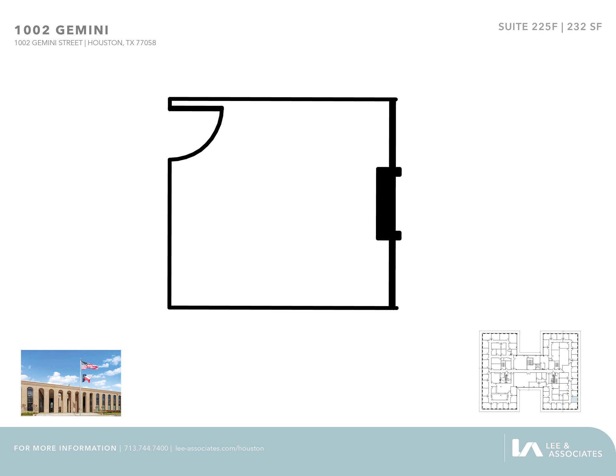 1002 Gemini St, Houston, TX à louer Plan d’étage– Image 1 sur 1