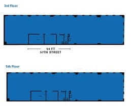 600 W 57th St, New York, NY à louer Plan d’étage– Image 1 sur 7