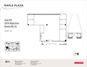 345 N Maple Dr, Beverly Hills, CA à louer Plan de site– Image 1 sur 1
