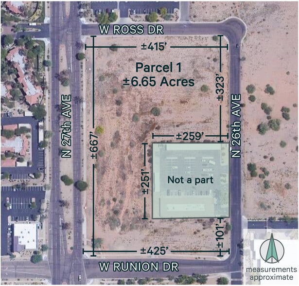 SWC I-17 & Rose Garden Ln, Phoenix, AZ à vendre - Aérien – Image 2 sur 3
