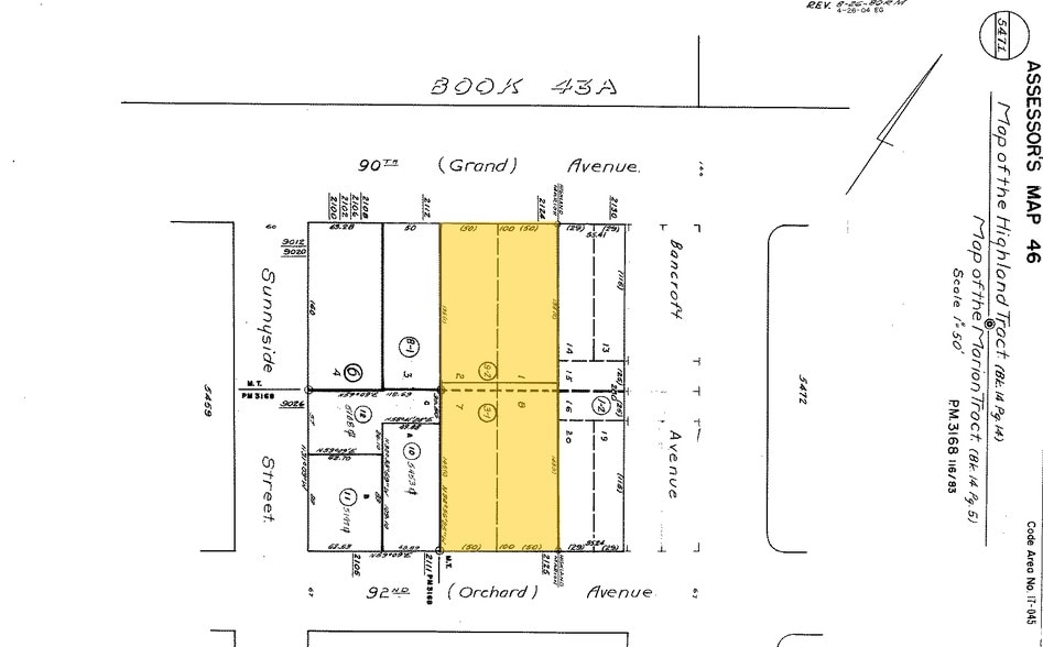 2124 90th Ave, Oakland, CA à vendre - Plan cadastral – Image 2 sur 16