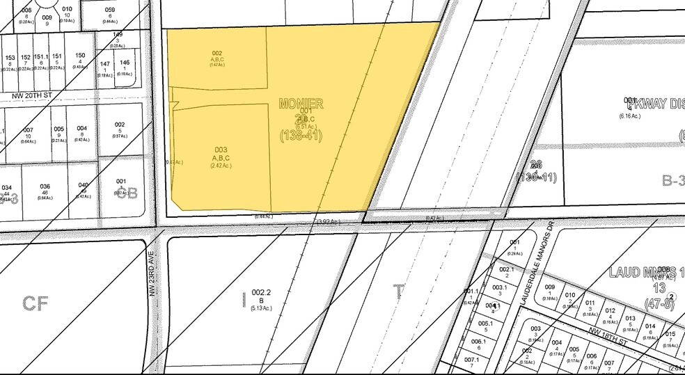 1900 NW 21st Ave, Fort Lauderdale, FL à louer - Plan cadastral – Image 2 sur 3