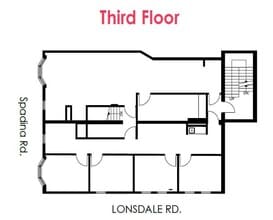 415-419 Spadina Rd, Toronto, ON à louer Plan d’étage– Image 1 sur 1