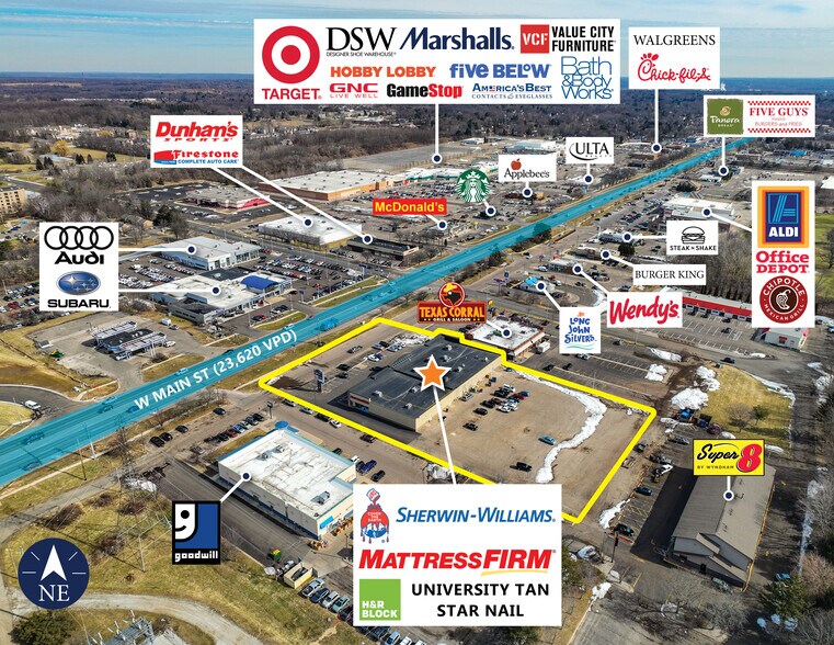 5601 W Main St, Kalamazoo, MI à louer - Photo de l’immeuble – Image 3 sur 4