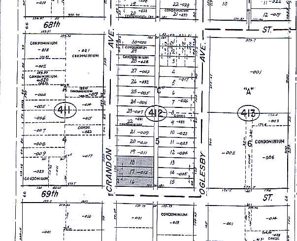 6849-6875 S Crandon Ave, Chicago, IL à vendre - Plan cadastral – Image 3 sur 7