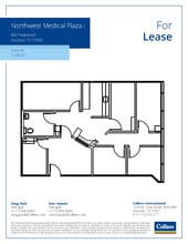 800 Peakwood Dr, Houston, TX à louer Plan d’étage– Image 1 sur 1