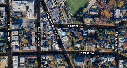 1721 Wisconsin Ave NW, Washington, DC - VUE AÉRIENNE  vue de carte