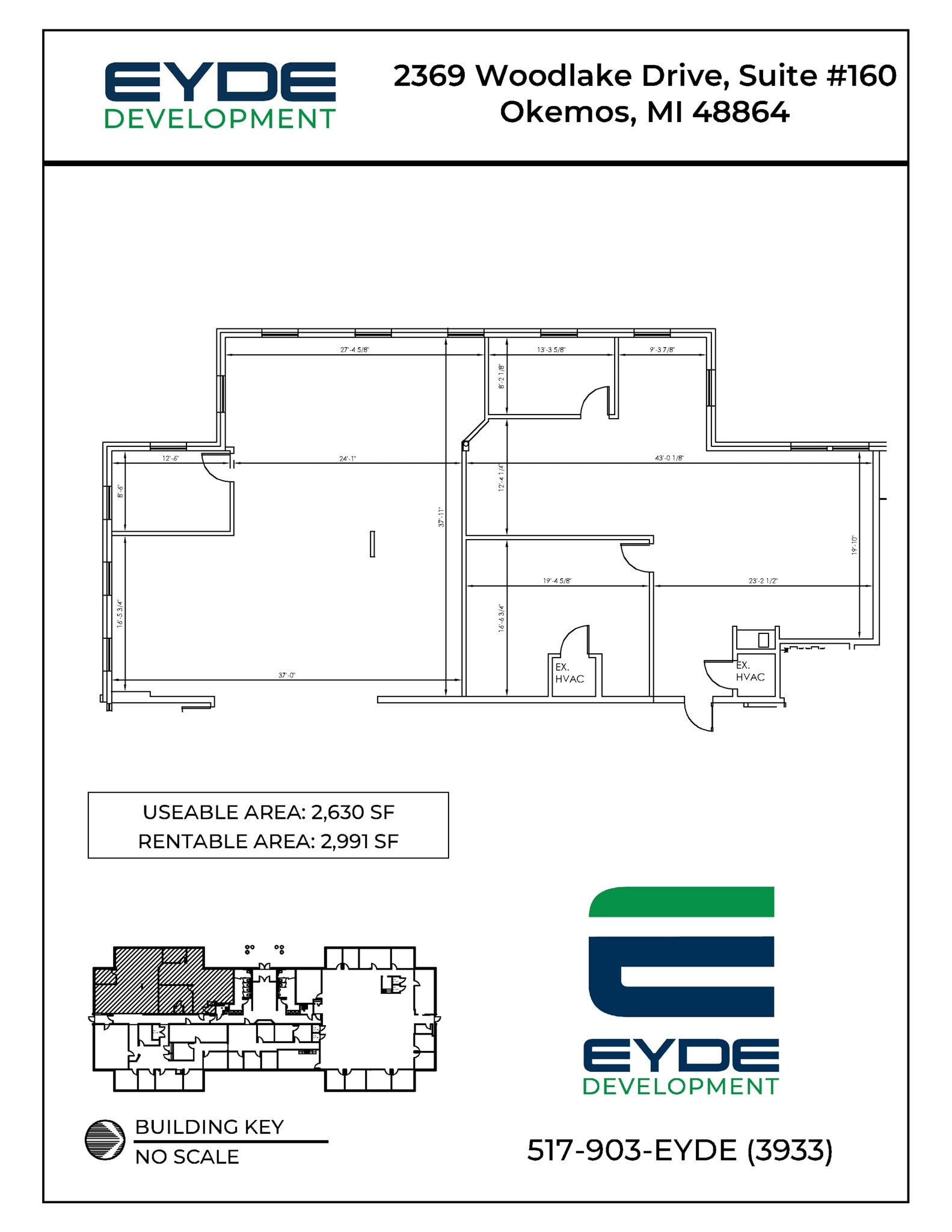 2369 Woodlake Dr, Okemos, MI à louer Plan de site– Image 1 sur 1