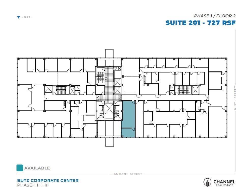 840 W Hamilton St, Allentown, PA à louer Plan d’étage– Image 1 sur 1