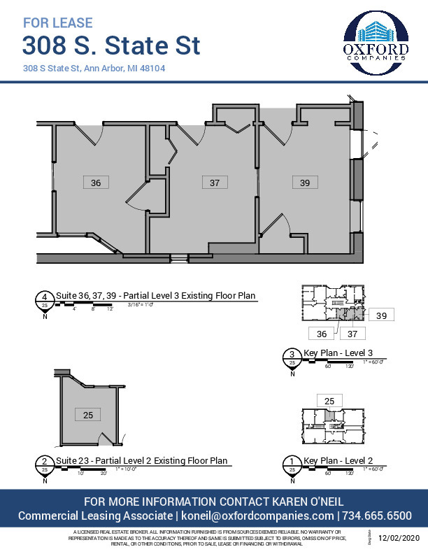 308 S State St, Ann Arbor, MI à louer Plan d’étage– Image 1 sur 1