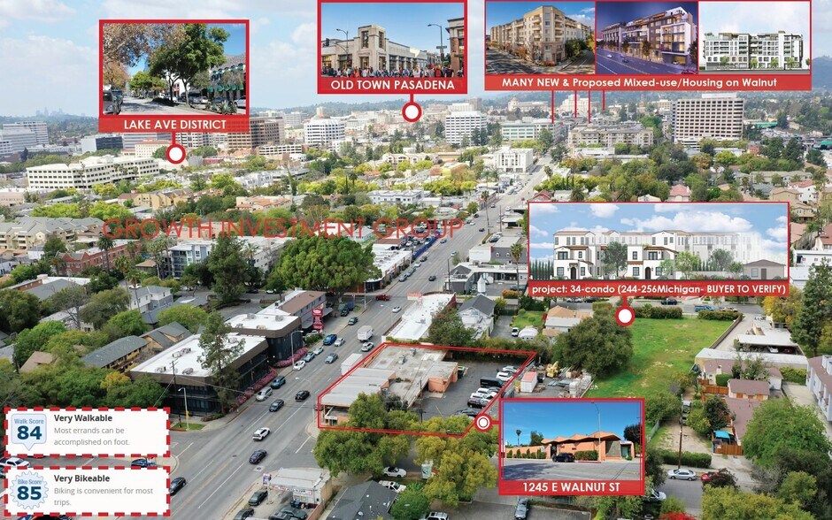 1245 E Walnut St, Pasadena, CA à vendre - Photo de l’immeuble – Image 3 sur 28