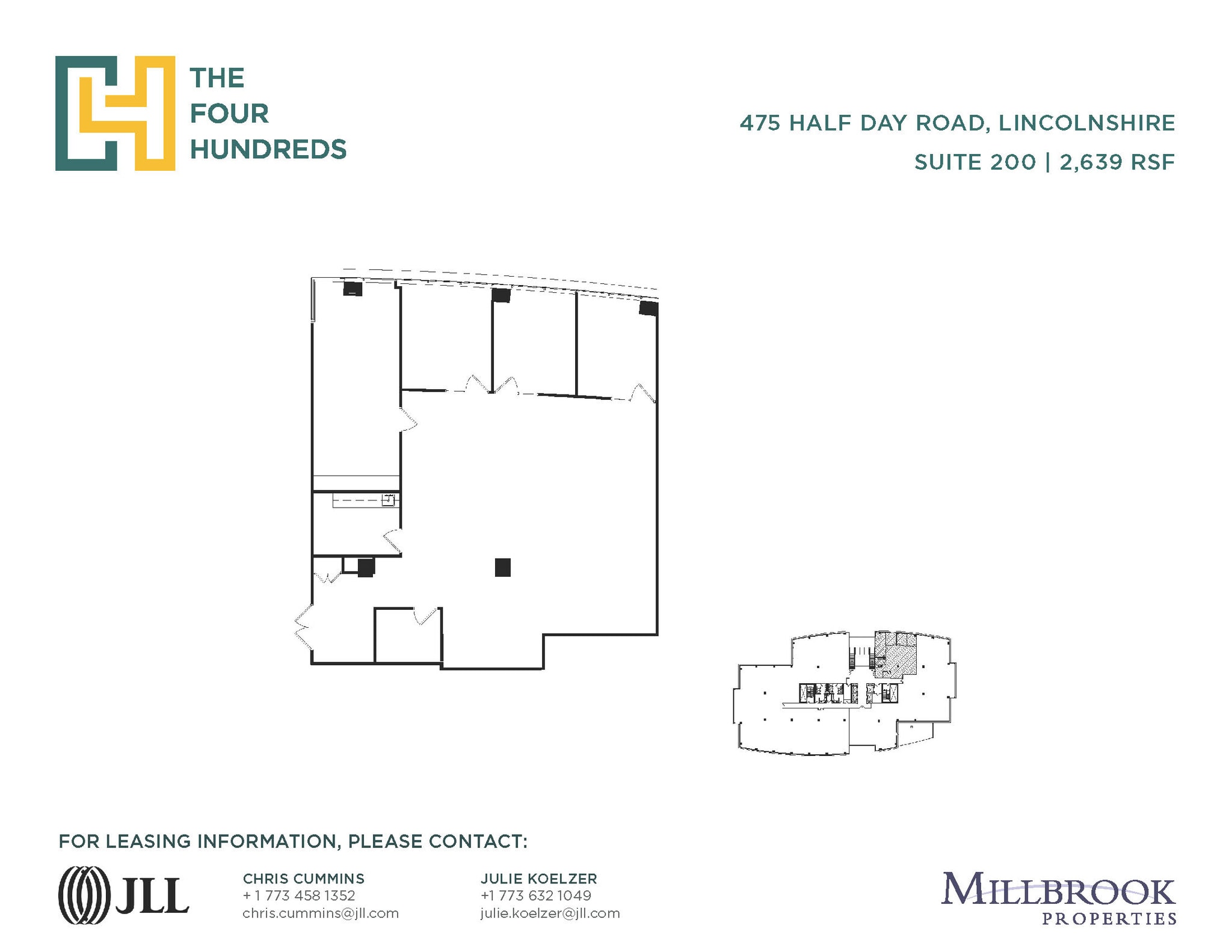 475-485 Half Day Rd, Lincolnshire, IL à louer Plan d’étage– Image 1 sur 1
