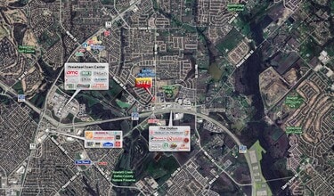 NWQ of Miles Rd & Bunker Hill, Sachse, TX - VUE AÉRIENNE  vue de carte