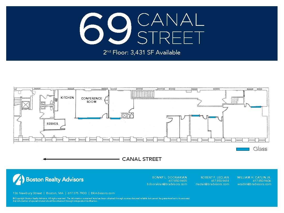 69 Canal St, Boston, MA à louer Plan d’étage– Image 1 sur 1