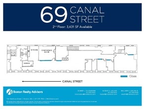 69 Canal St, Boston, MA à louer Plan d’étage– Image 1 sur 1